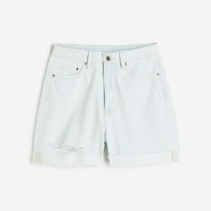 NWT H&M Mom Comfort Ultra High Denim Shorts size 8